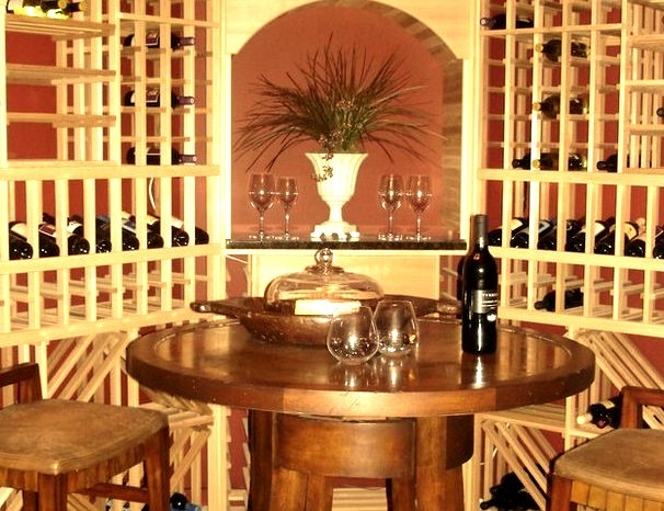 Large - Transitional Wine Cellar