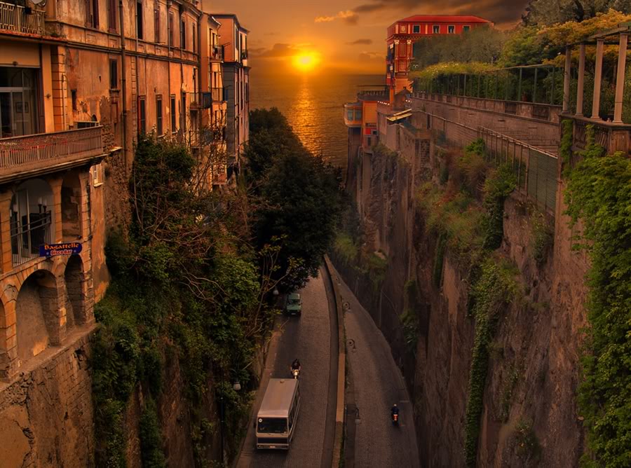 Sunset, Sorrento, Italy